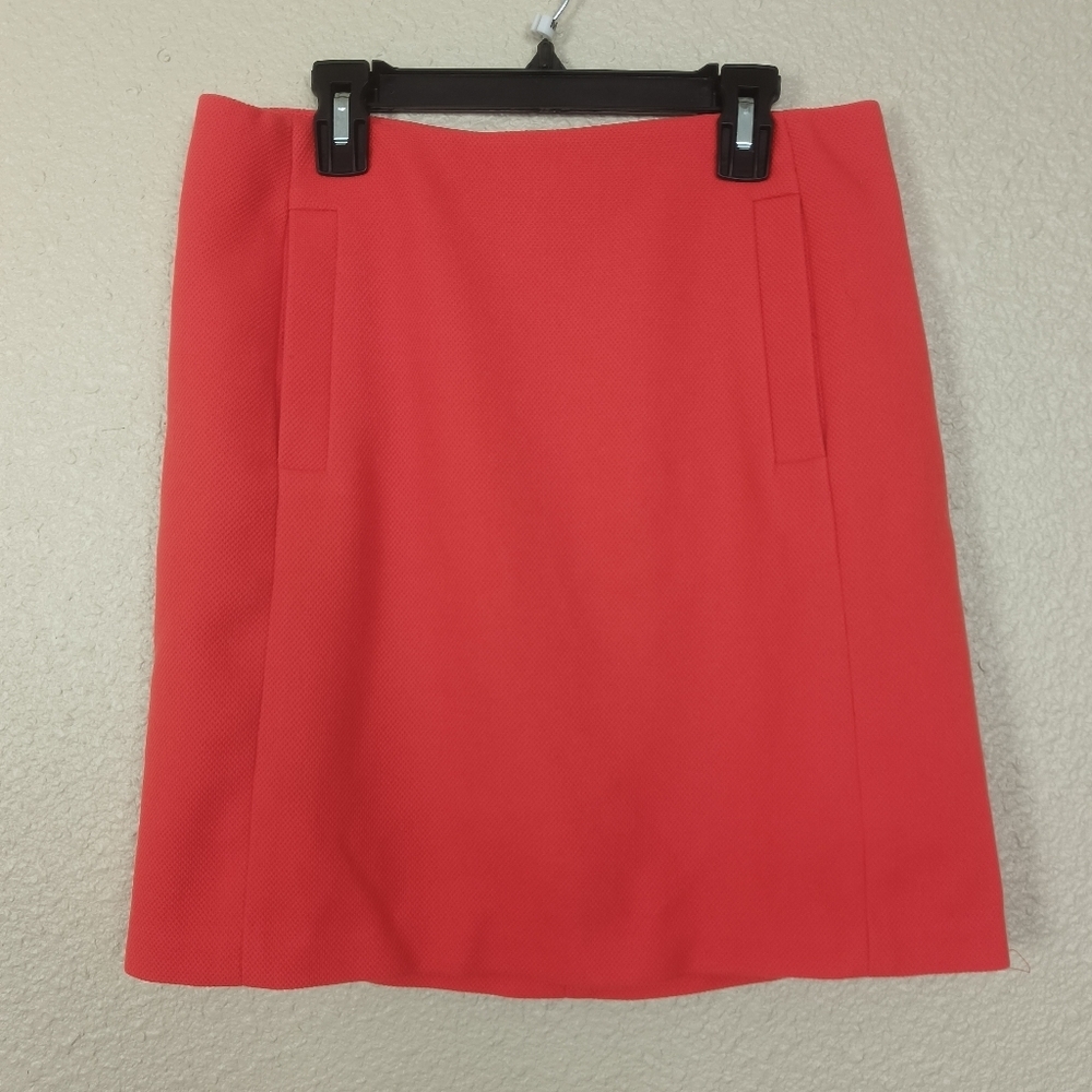 BANANA REPUBLIC orange short‎ lined skirt, size 2